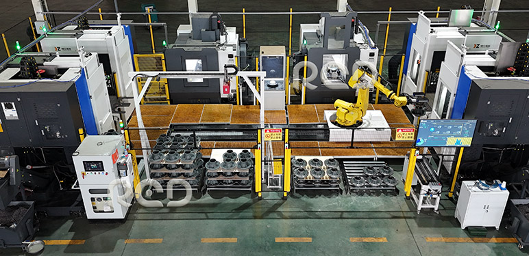 Una línea de producción automática e inteligente impulsa la fabricación de piezas de alta calidad para camiones pesados